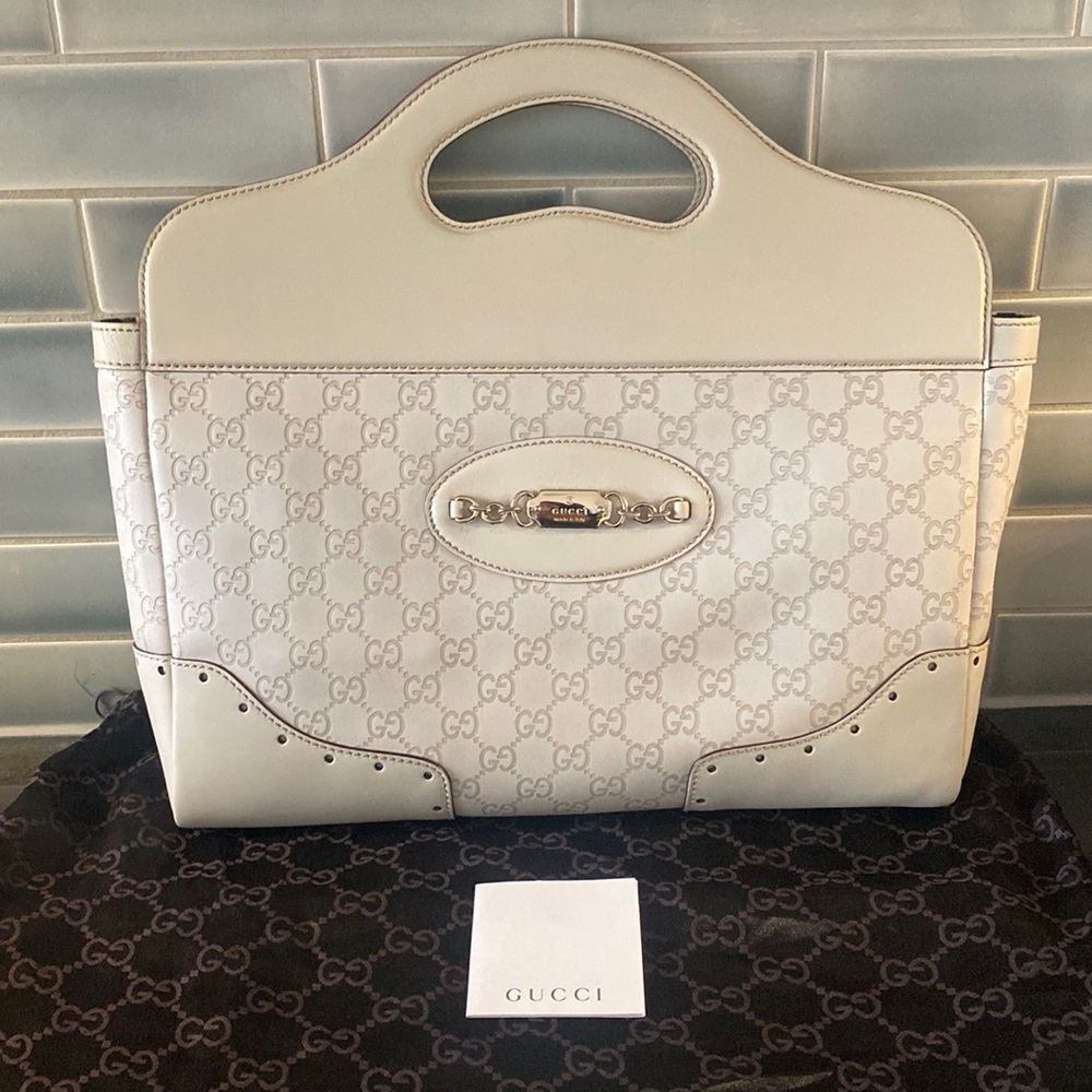 GUCCI Guccissima Punch Tote